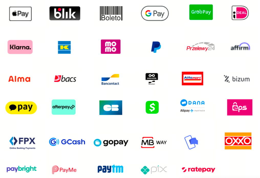 Local payment methods and alternative global payment options